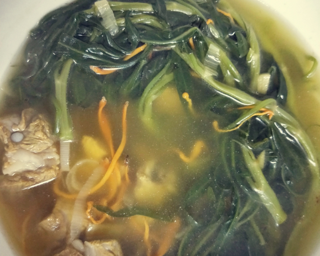 青菜排骨汤的做法