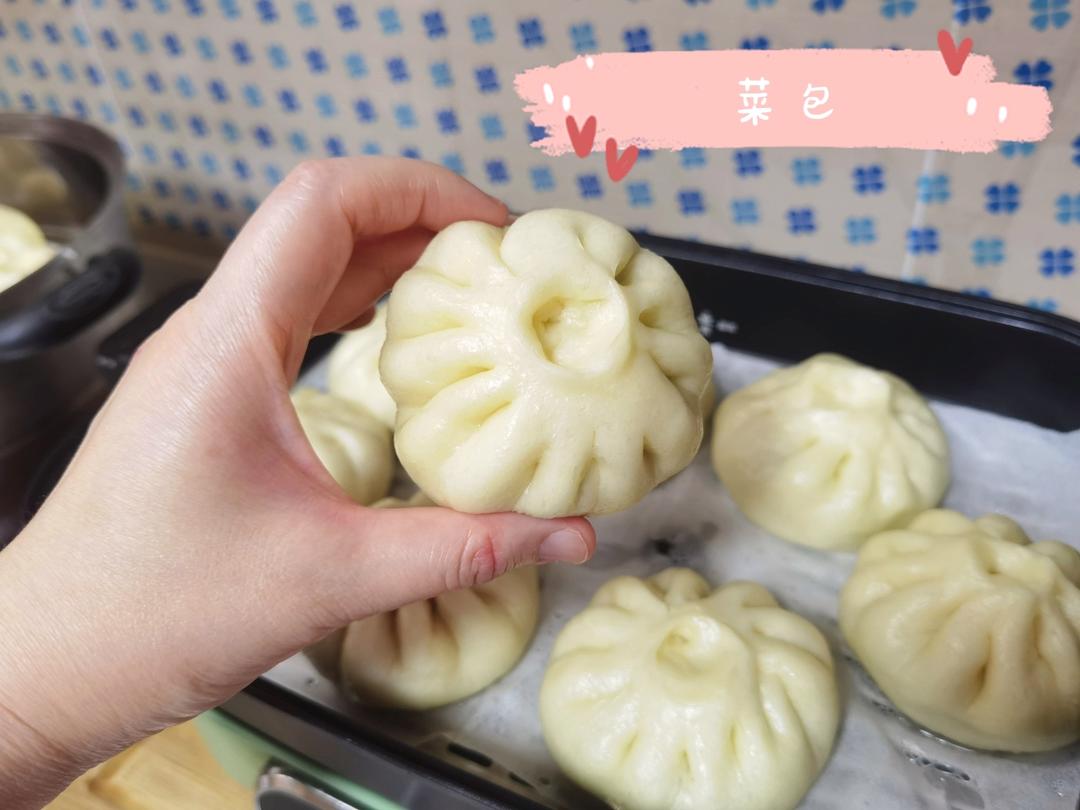 节省一半时间的大包子（另付翠绿菜包子，肉包子，腹黑包子食谱）