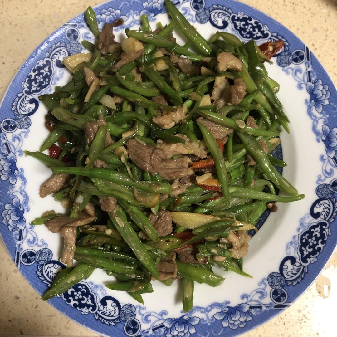 家常小炒四季豆