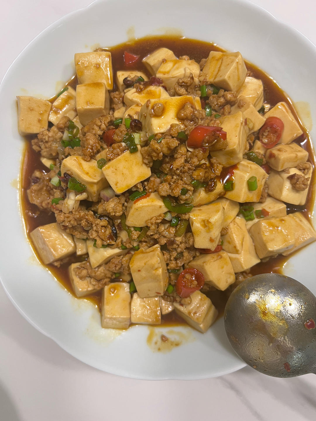 最快捷简单的下饭菜：肉末豆腐