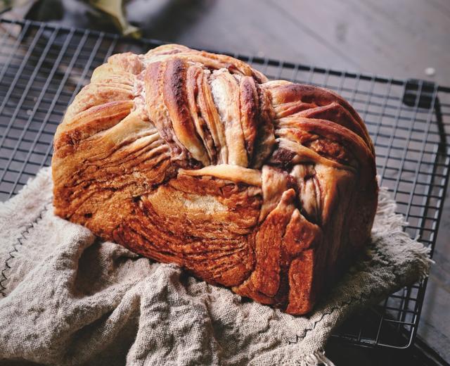 豆沙千层面包的做法