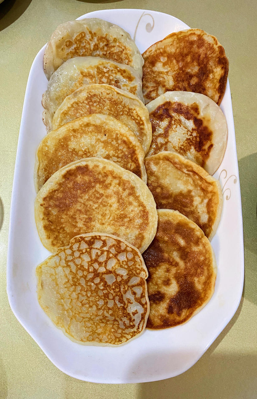 不用和面的【奶香糯米饼】