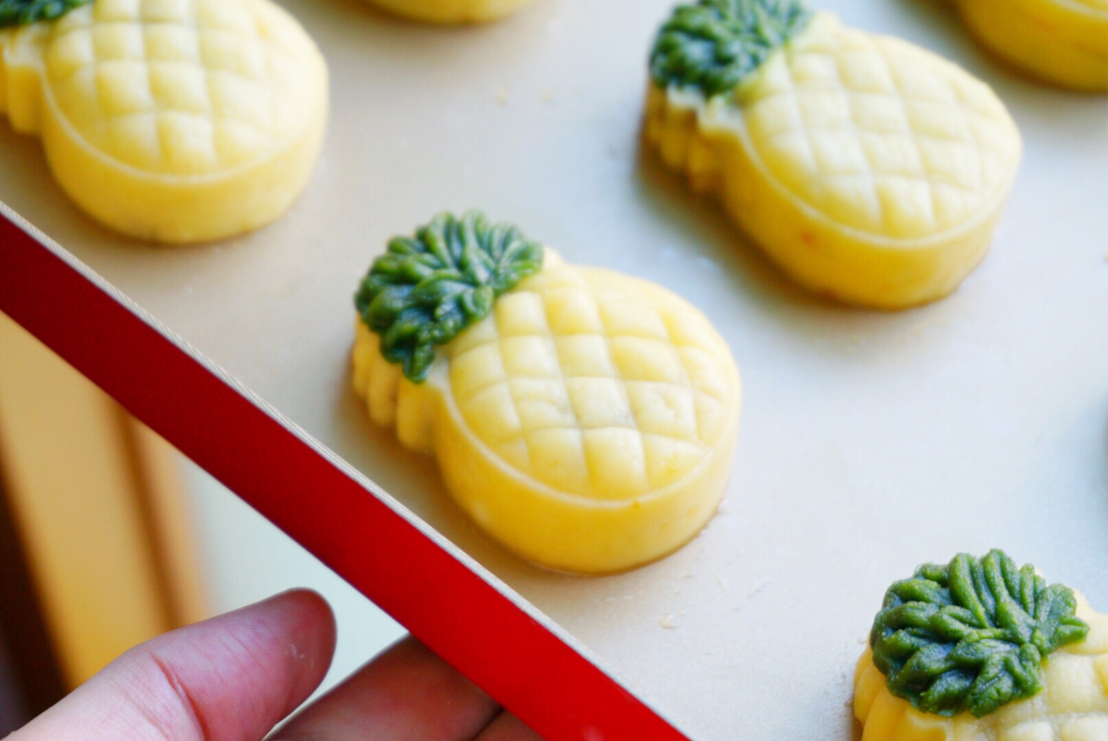 🍍酸甜酥软—小菠萝可爱百分百凤梨酥的做法 步骤14