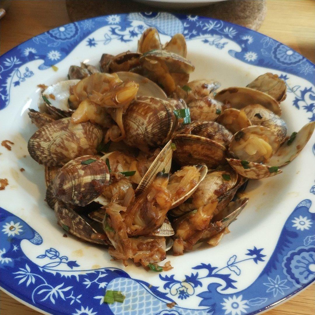 红烧味炒花蛤