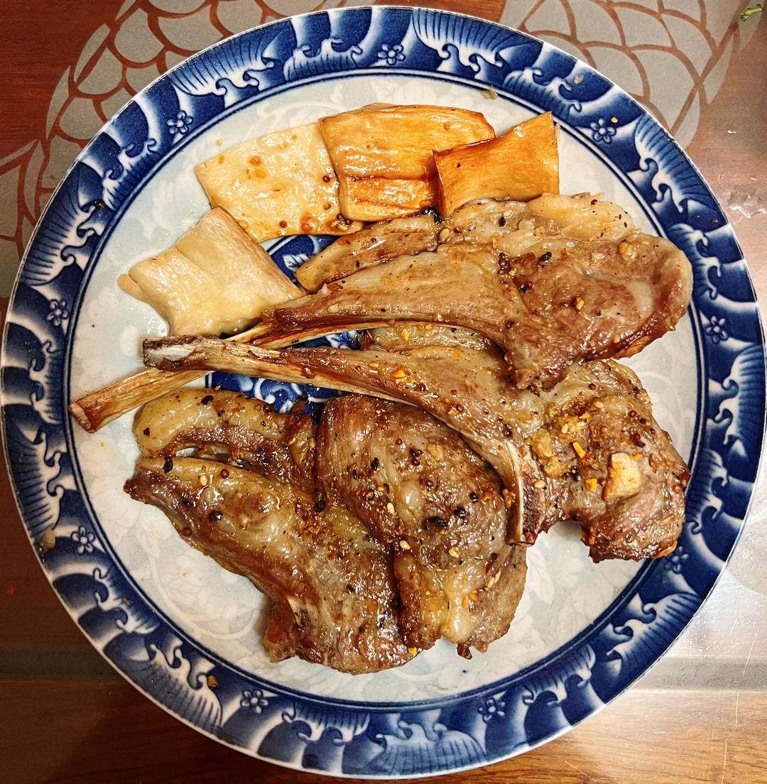 空气炸锅版烤羊排