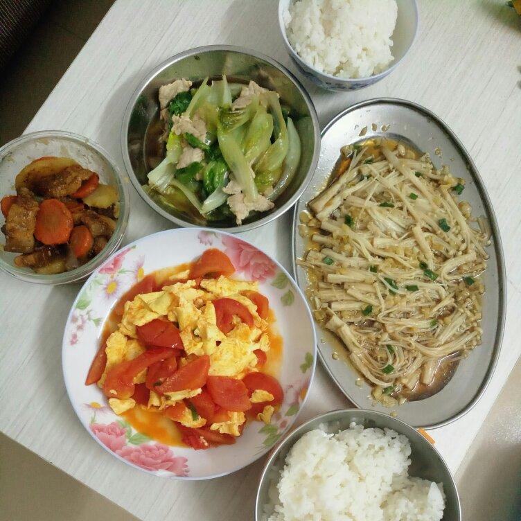 蒜蓉蒸金针菇