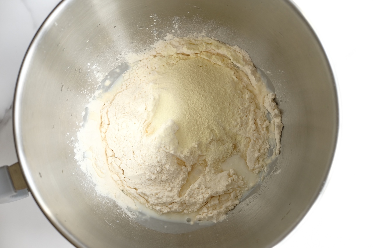 冰博克厚乳吐司🥛天然芝士口感·无水无蛋的做法 步骤2