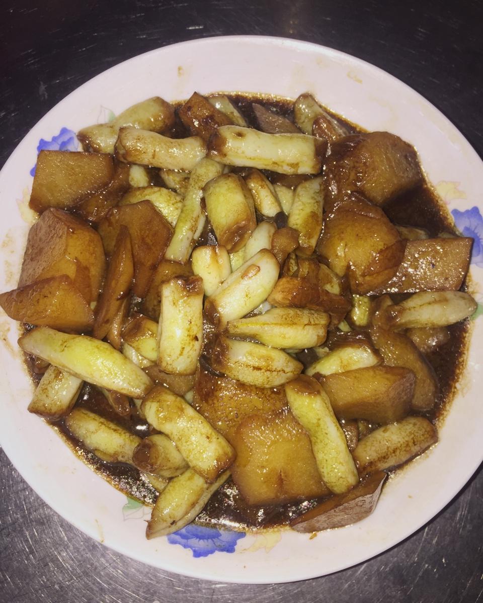 土豆炖豆角