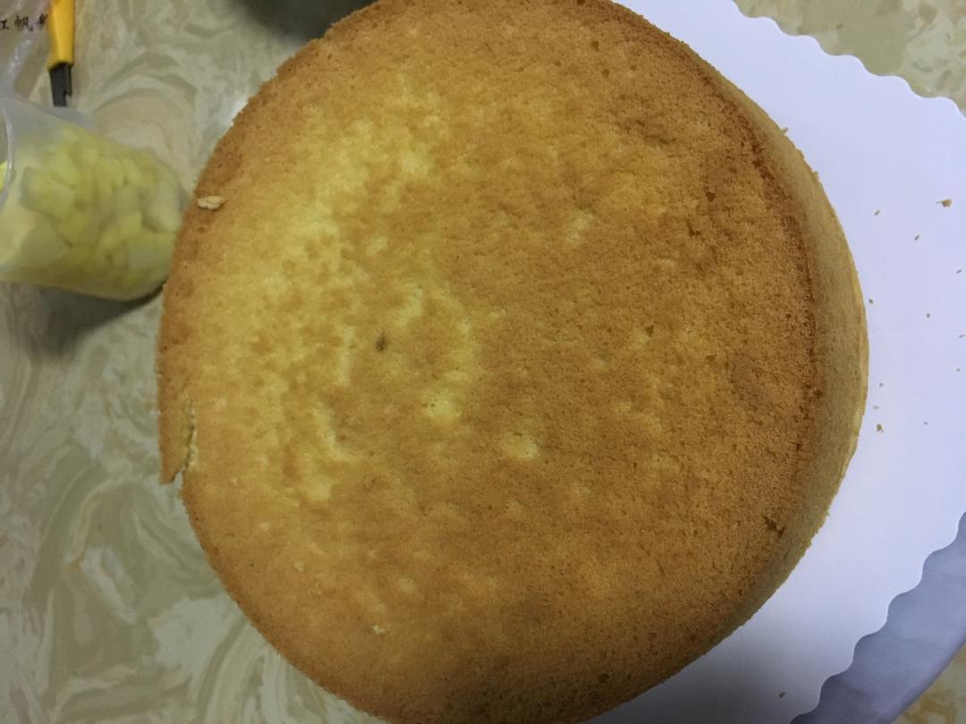 蛋糕的做法（8寸戚风蛋糕）