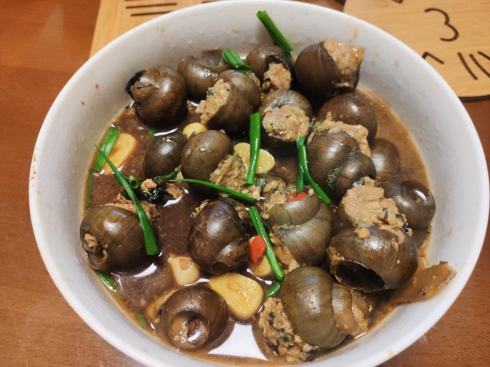 超详细！一品田螺酿肉（田螺塞肉）
