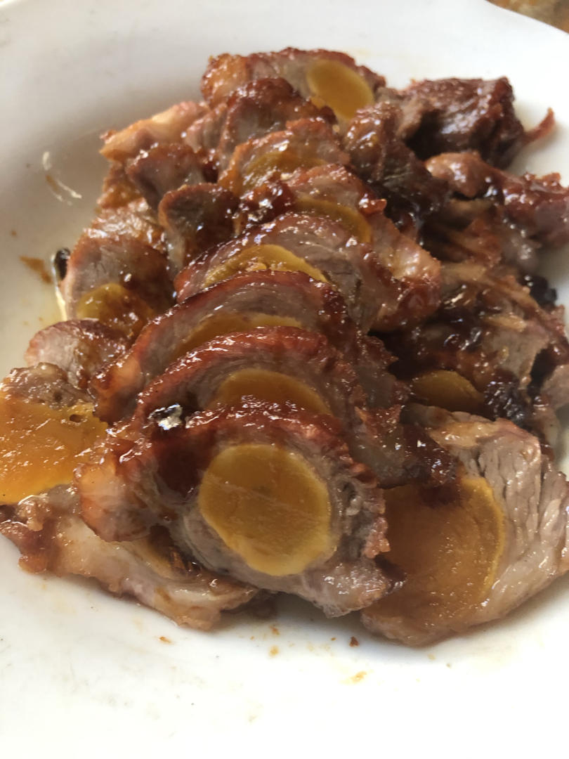 咸蛋叉烧肉（好吃得爆炸）