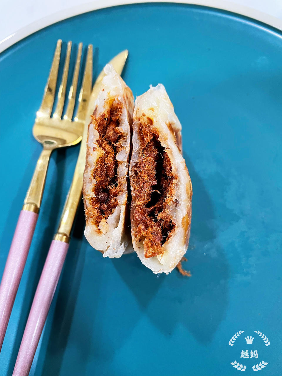 简单快手！肉松芝士手抓饼