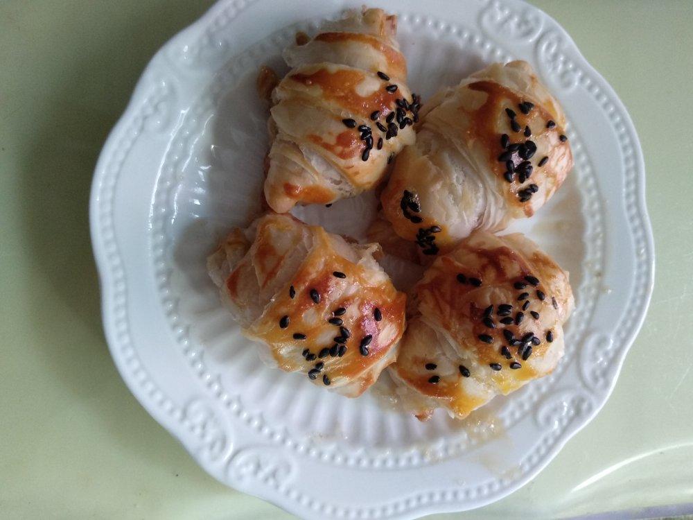 香肠可颂🥐（手抓饼版）