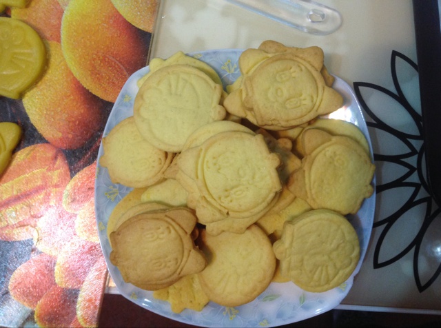 卡通黄油饼干