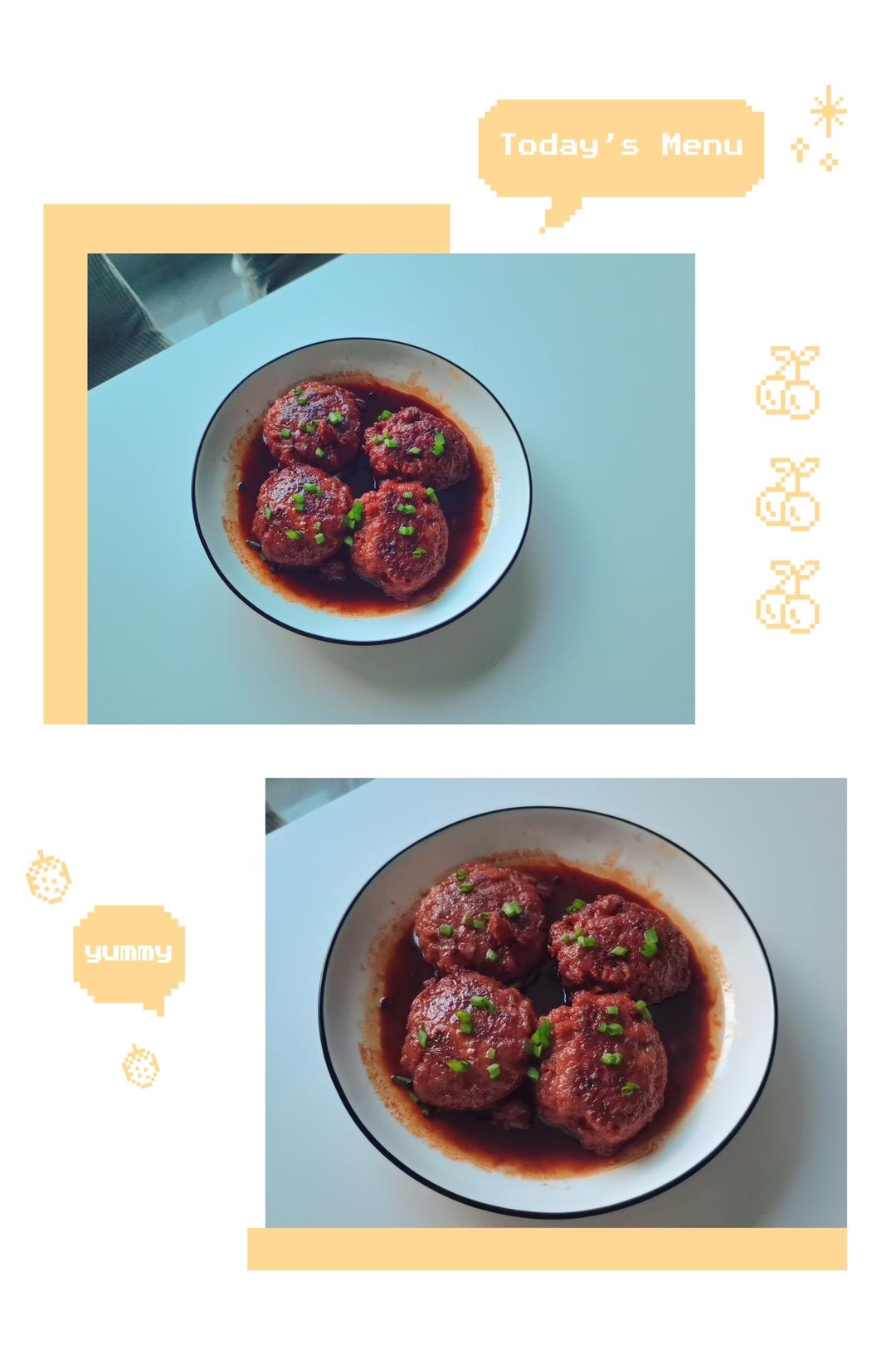 红烧狮子头｜首尝试👌