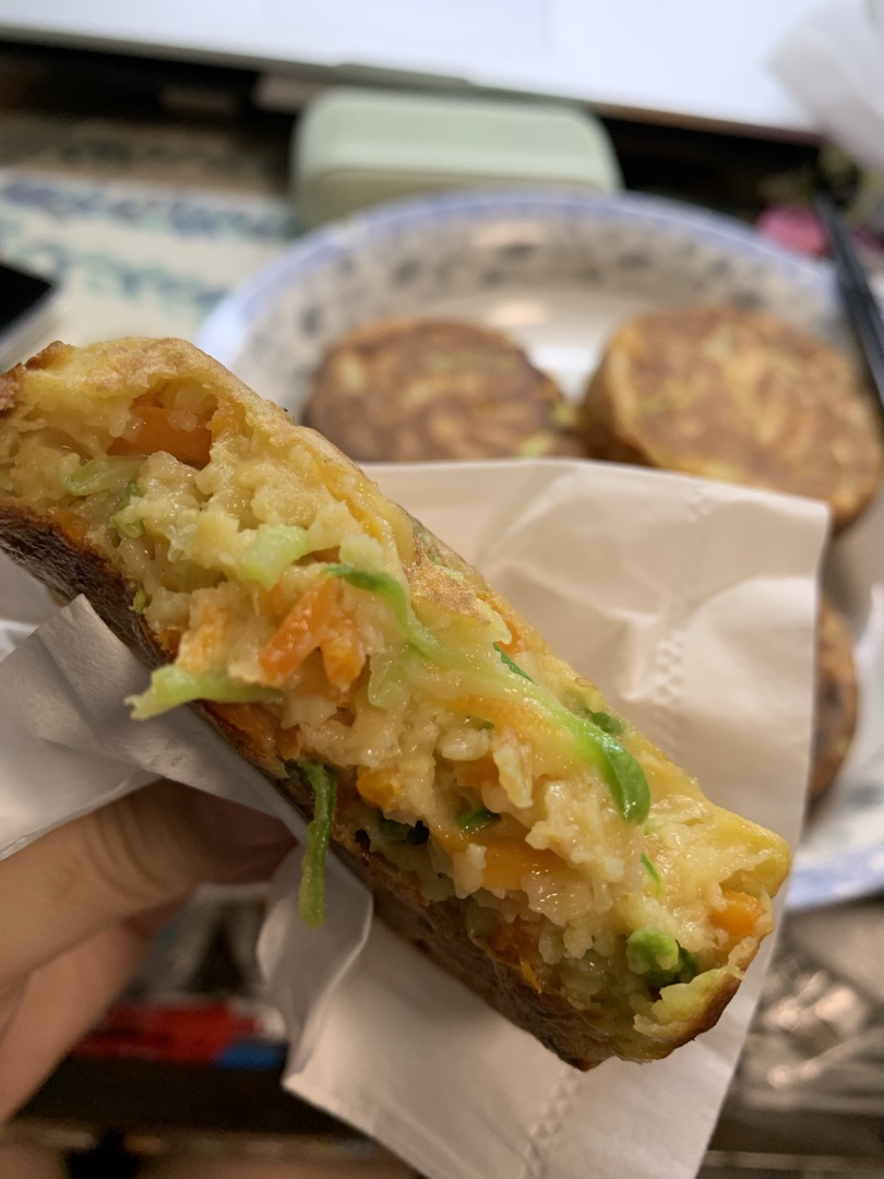 上海抗疫早餐-三丝饼