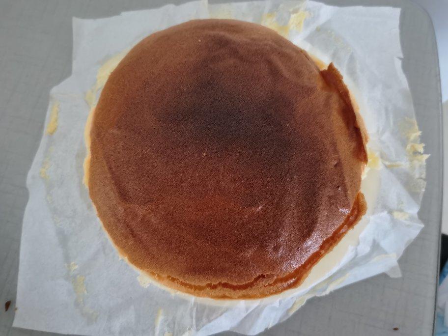 8寸圆形模具的古早蛋糕，完美方子！