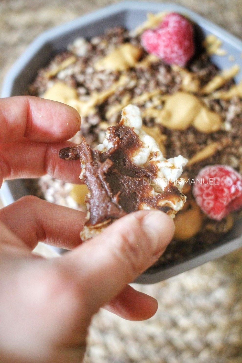 好吃到添手指的高蛋白低脂巧克力花生酱