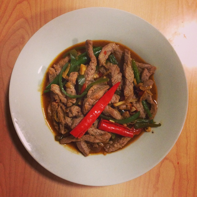 青椒牛柳