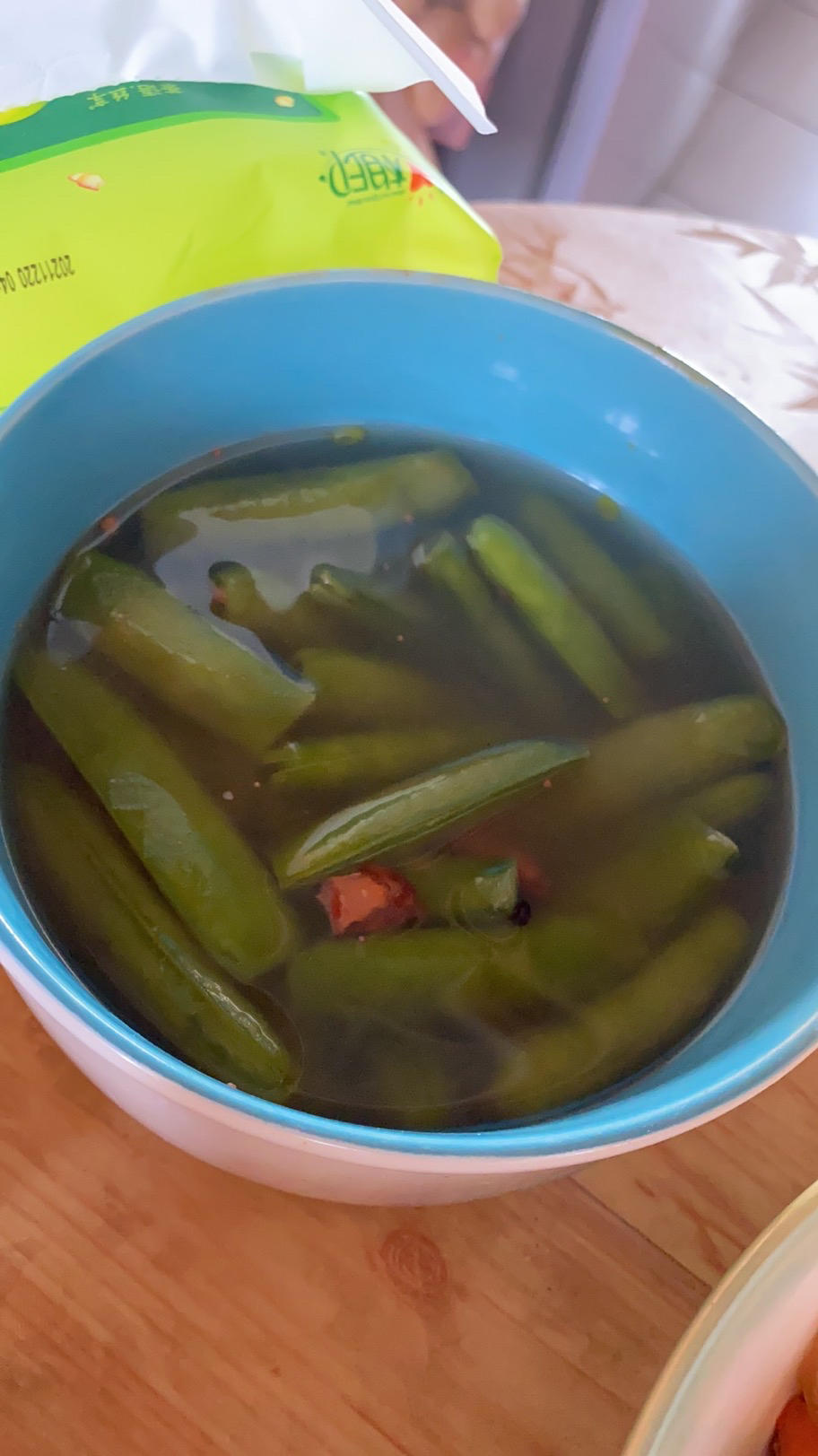 清煮豌豆荚