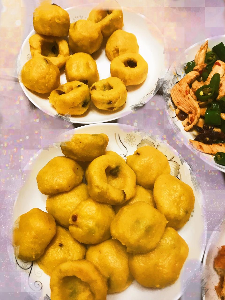 蒸一笼香糯小窝头
