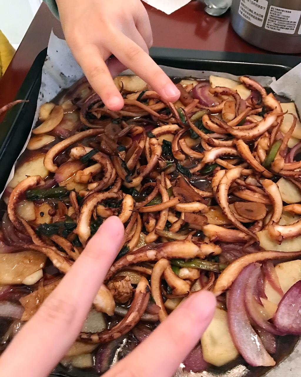 干锅酱香鱿鱼