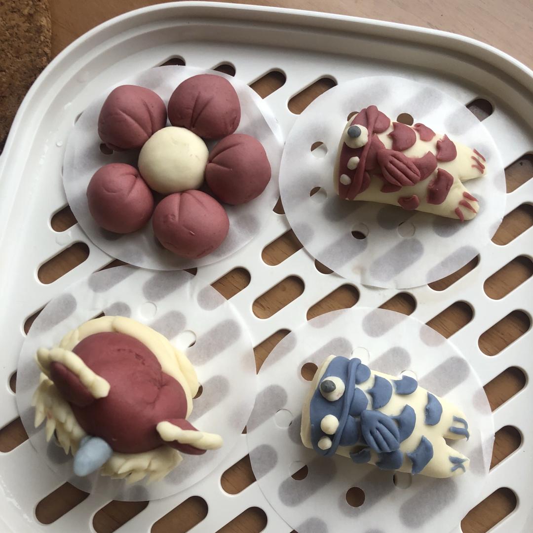 送你一朵小红花🌸|馒头教程