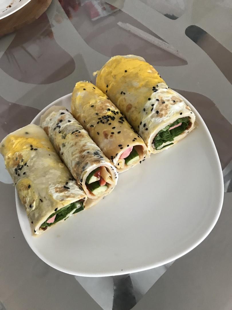 鸡蛋卷饼（路边摊复制版）