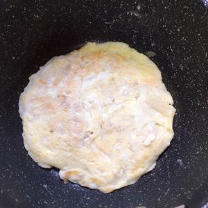 （快手减脂早餐💕）『无淀粉』鸡蛋卷饼的做法 步骤5