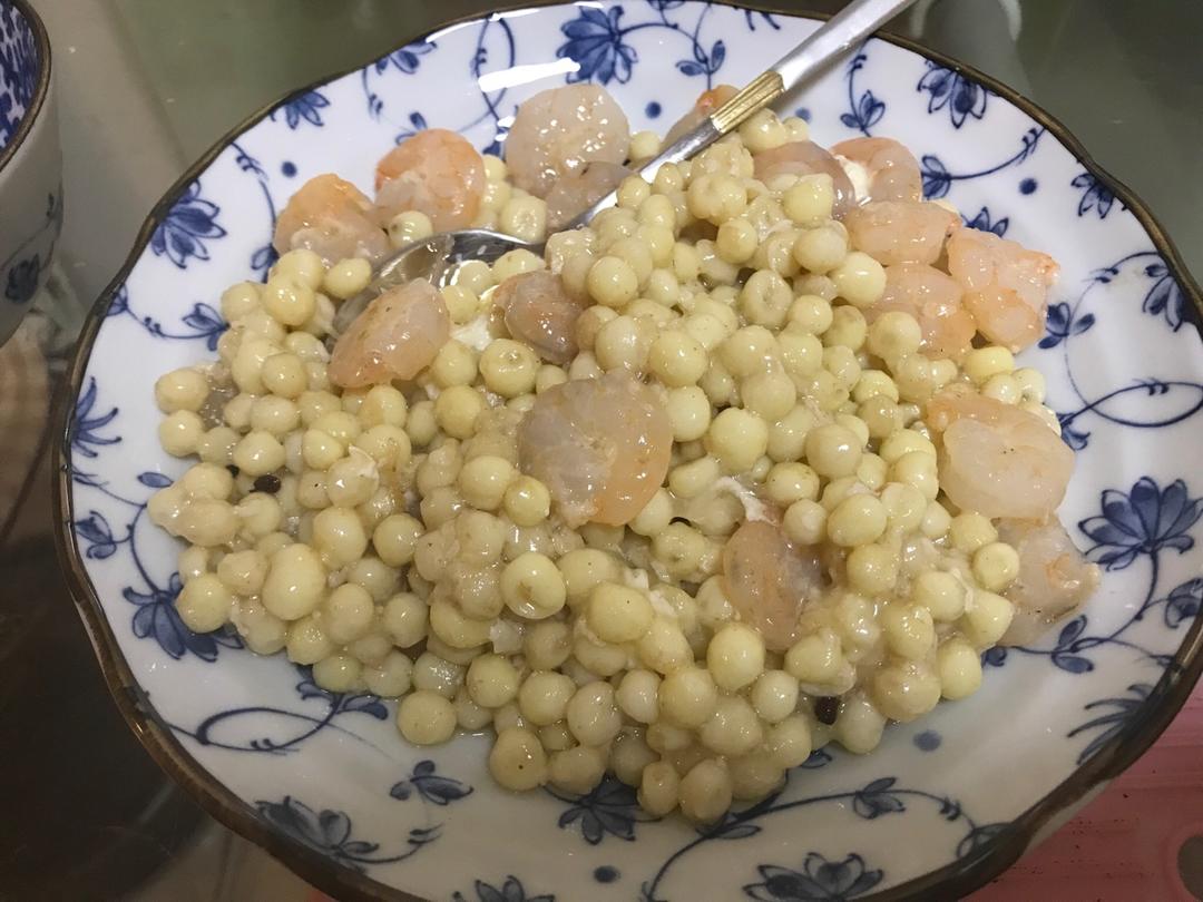 鸡头米虾仁