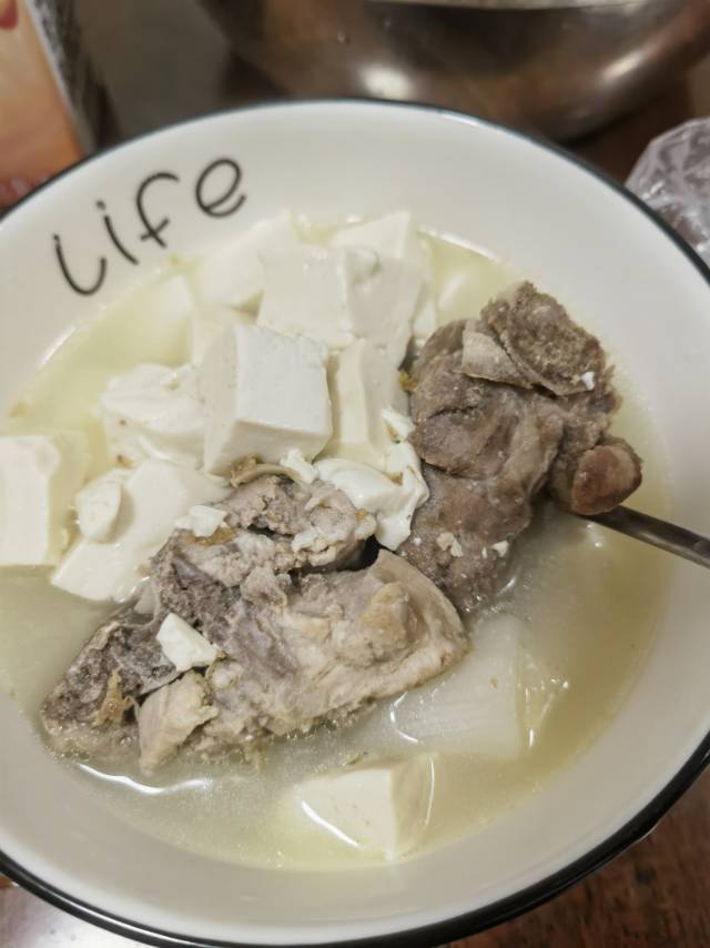 白菜豆腐排骨汤