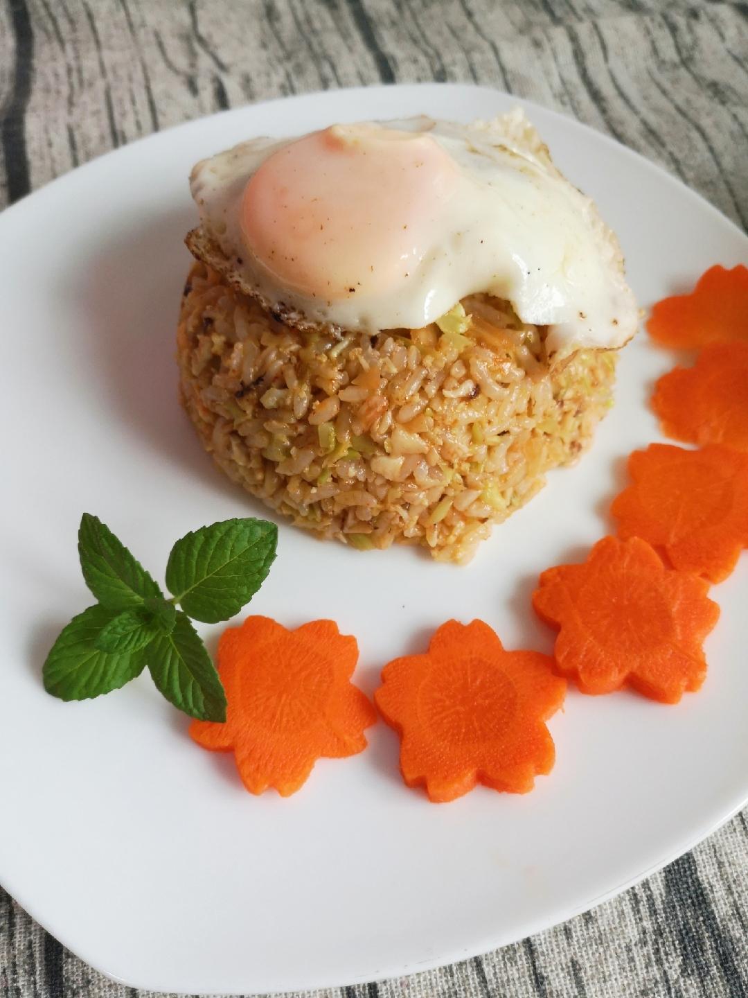 小美的减脂炒饭的做法