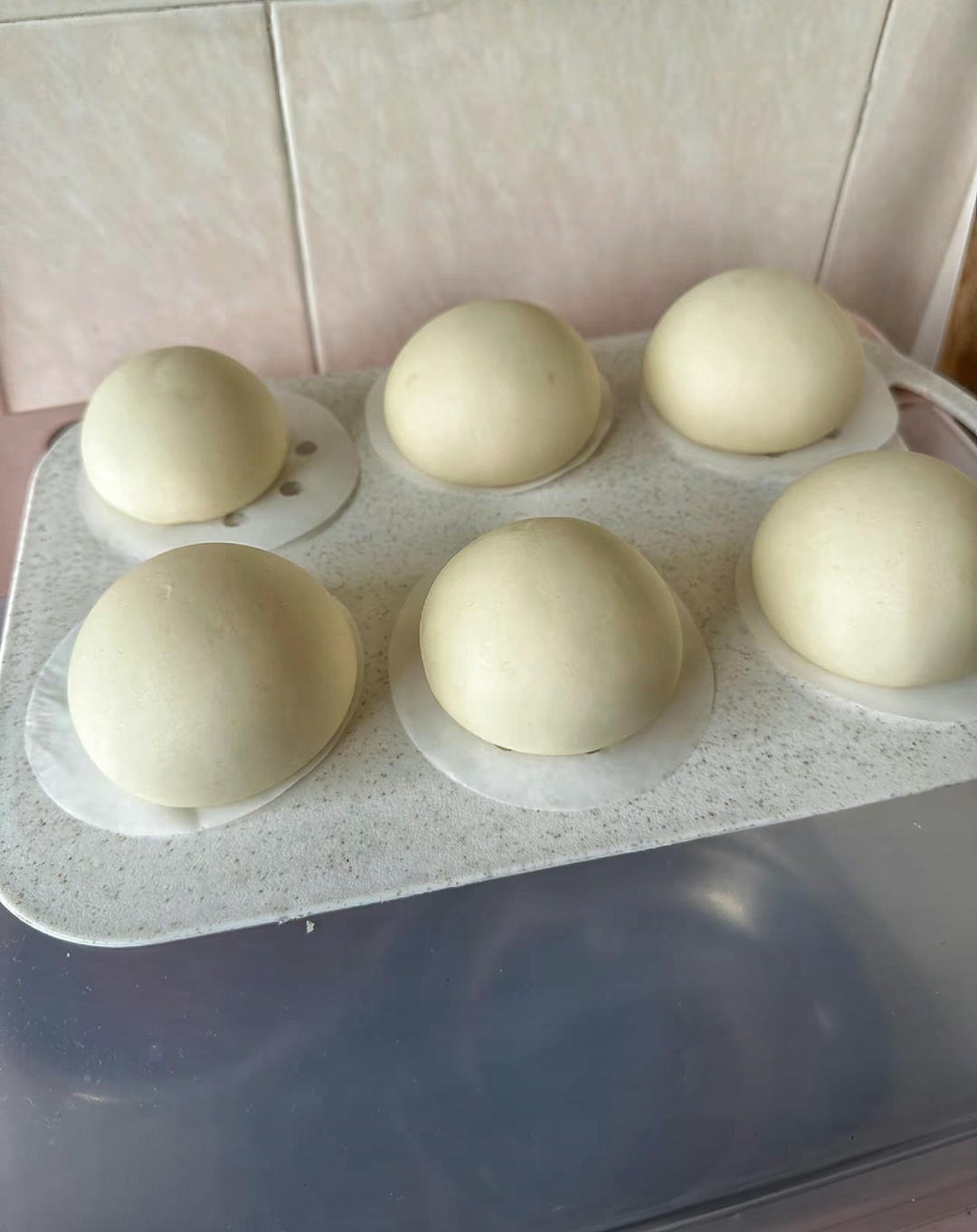 暄软香甜的豆沙馒头