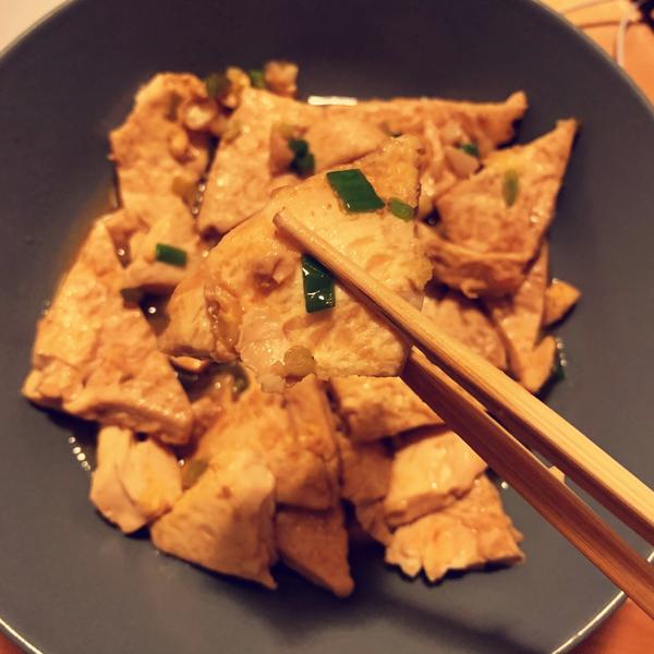焖煎豆腐
