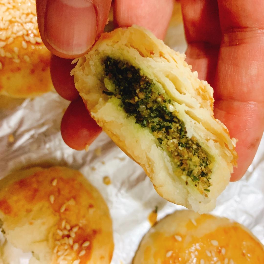 宁波苔菜月饼