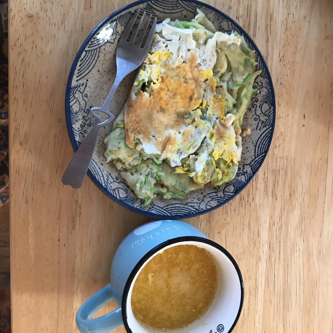西葫芦鸡蛋饼