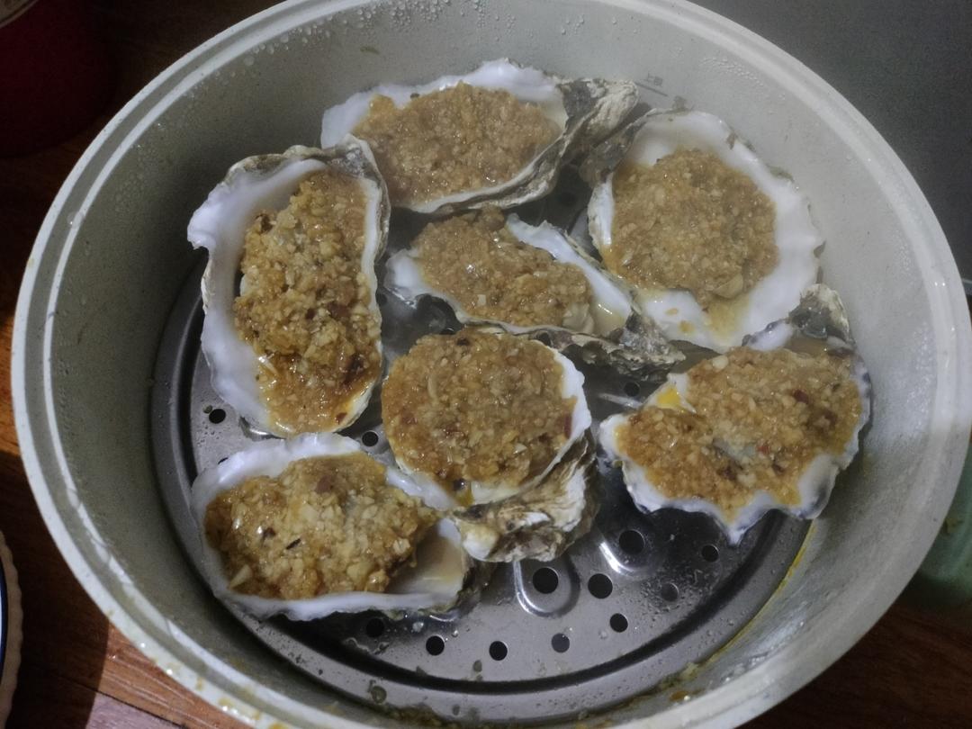 超简单～蒸蒜蓉生蚝