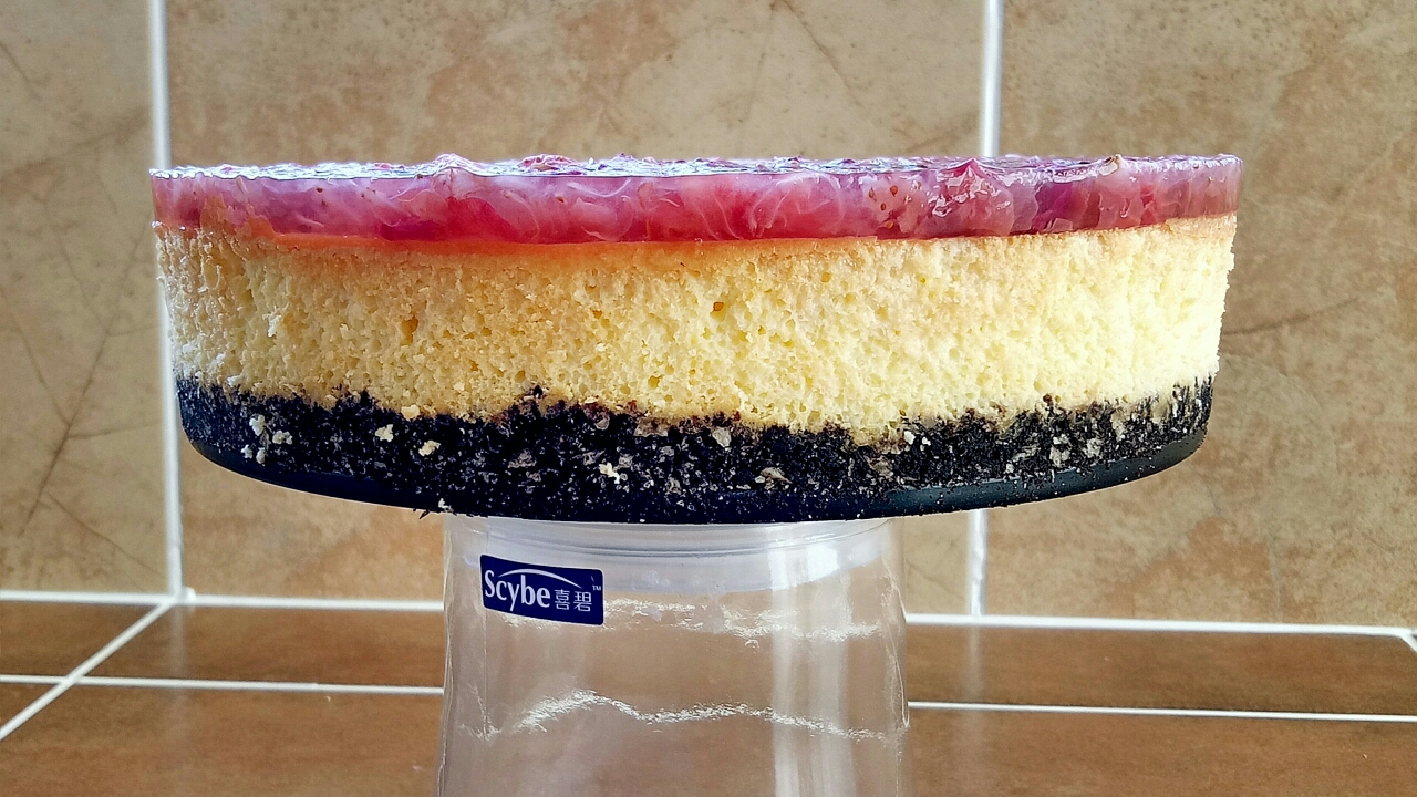 超超超好吃的颜王草莓玫瑰芝士蛋糕的做法 步骤2