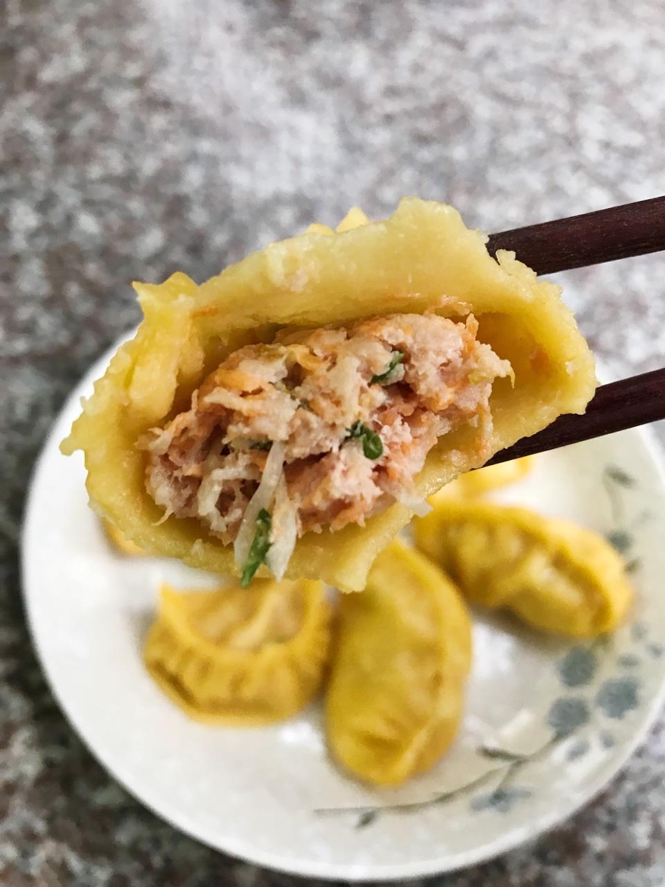 豆芽猪肉饺子