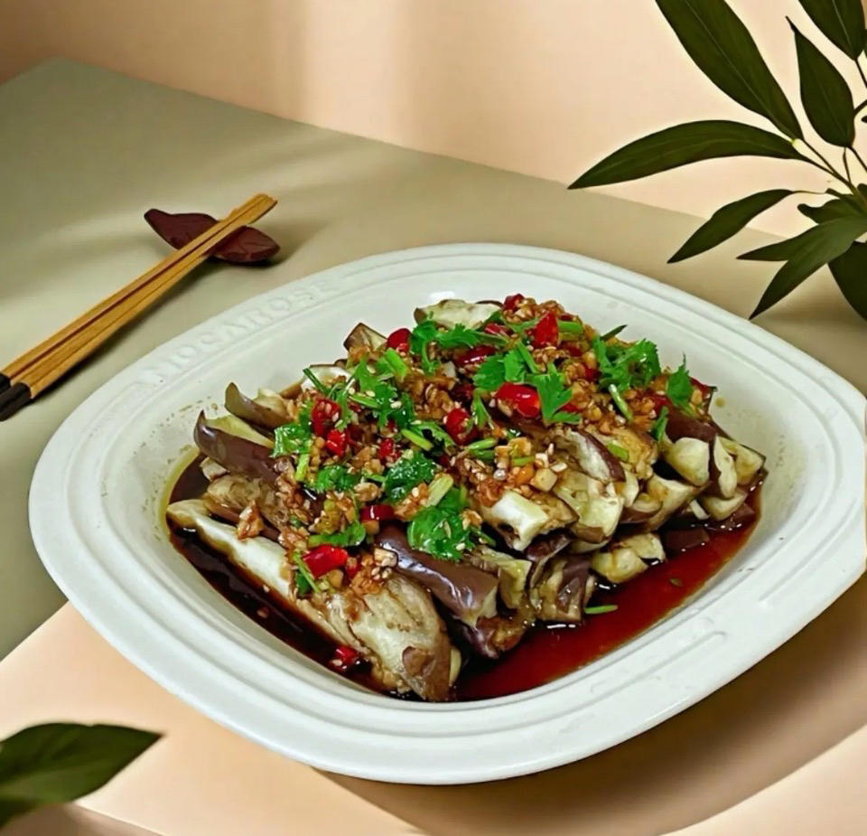 ㊙️夏季必吃🔥凉拌手撕茄子‼️超级爽口