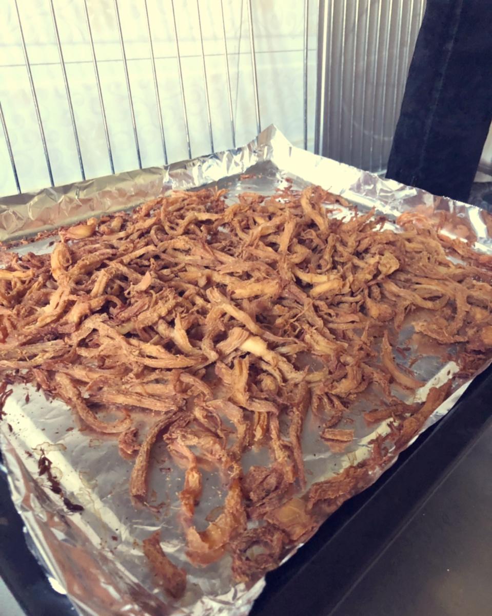 五香孜然烤鸡胸肉丝干（减肥零食）