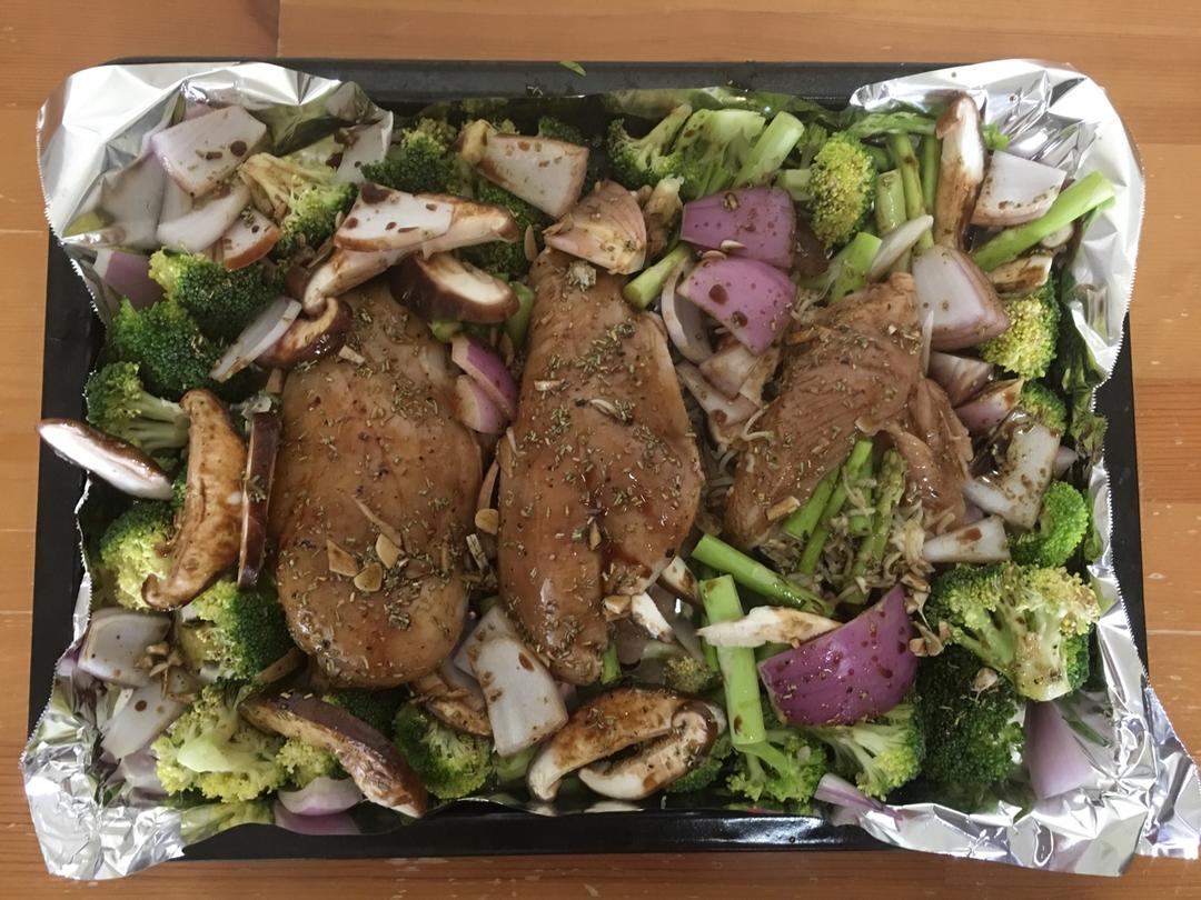 香醋烤鸡胸丨健康·三餐