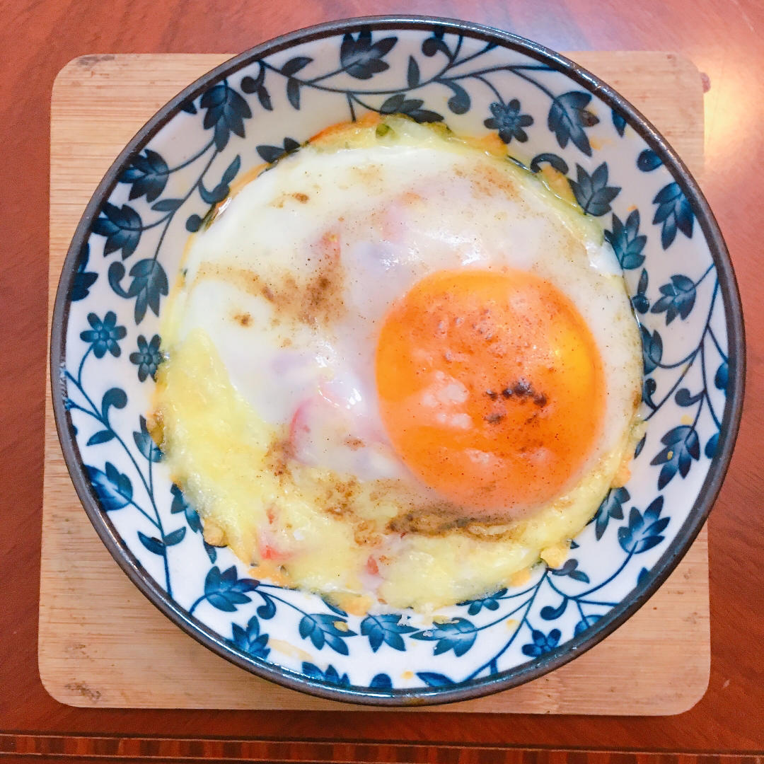 番茄芝士焗蛋（烤箱版）