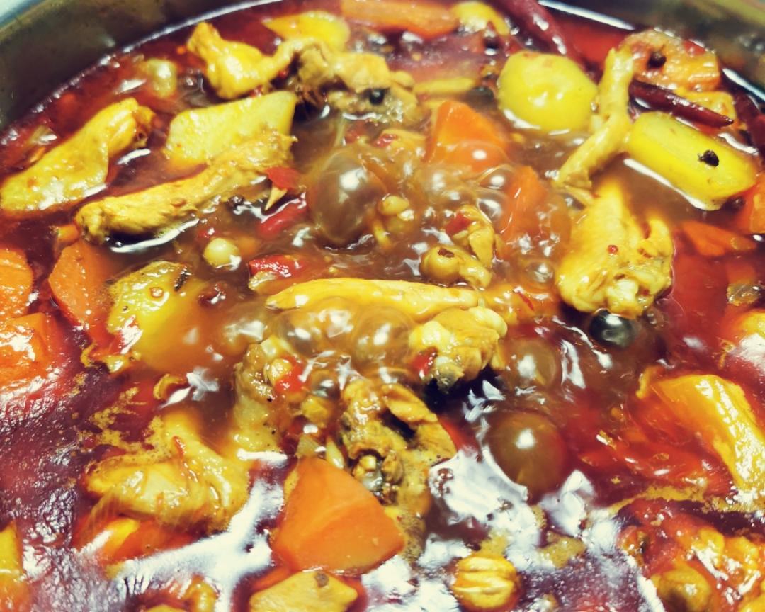 家庭版火锅鸡