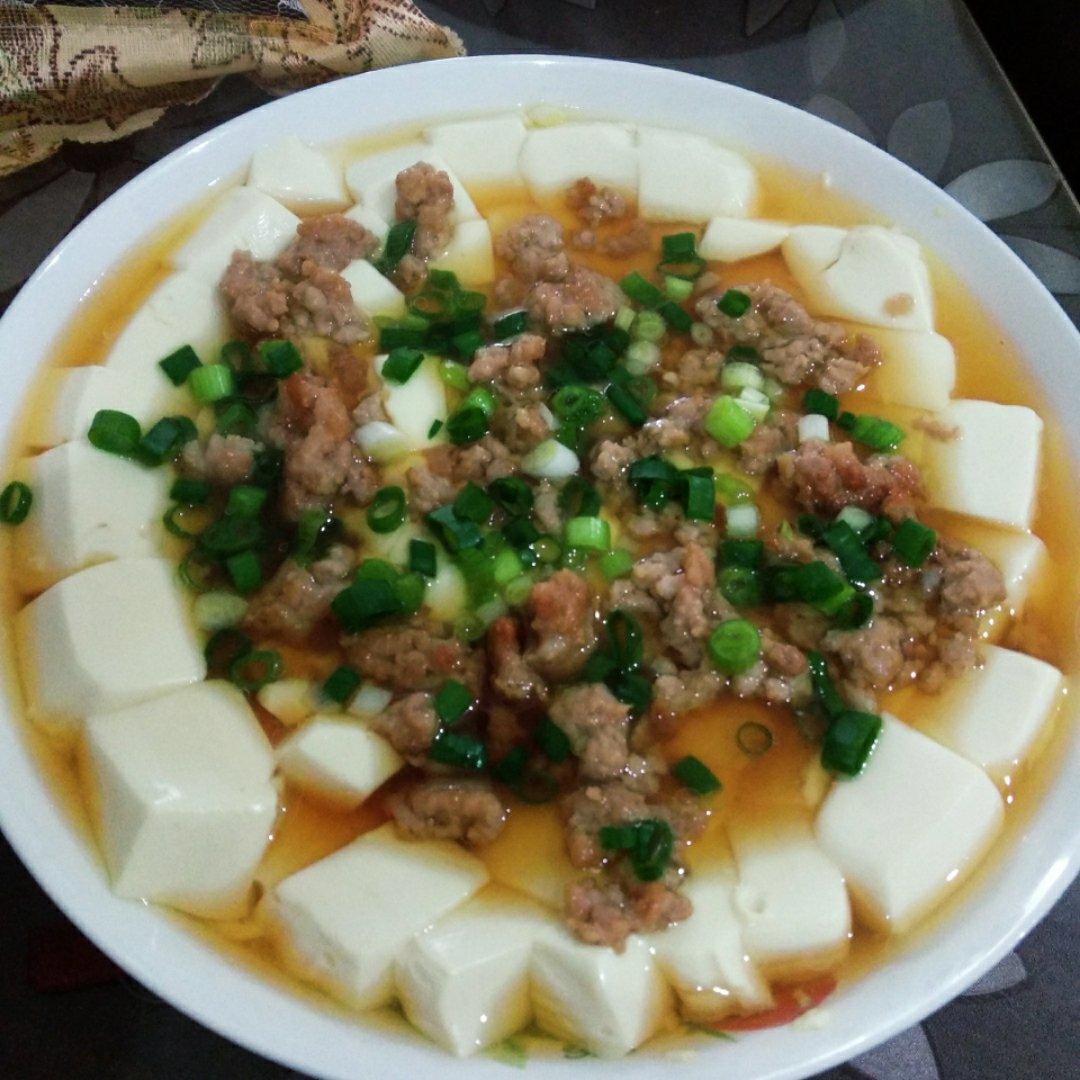肉末蒸豆腐