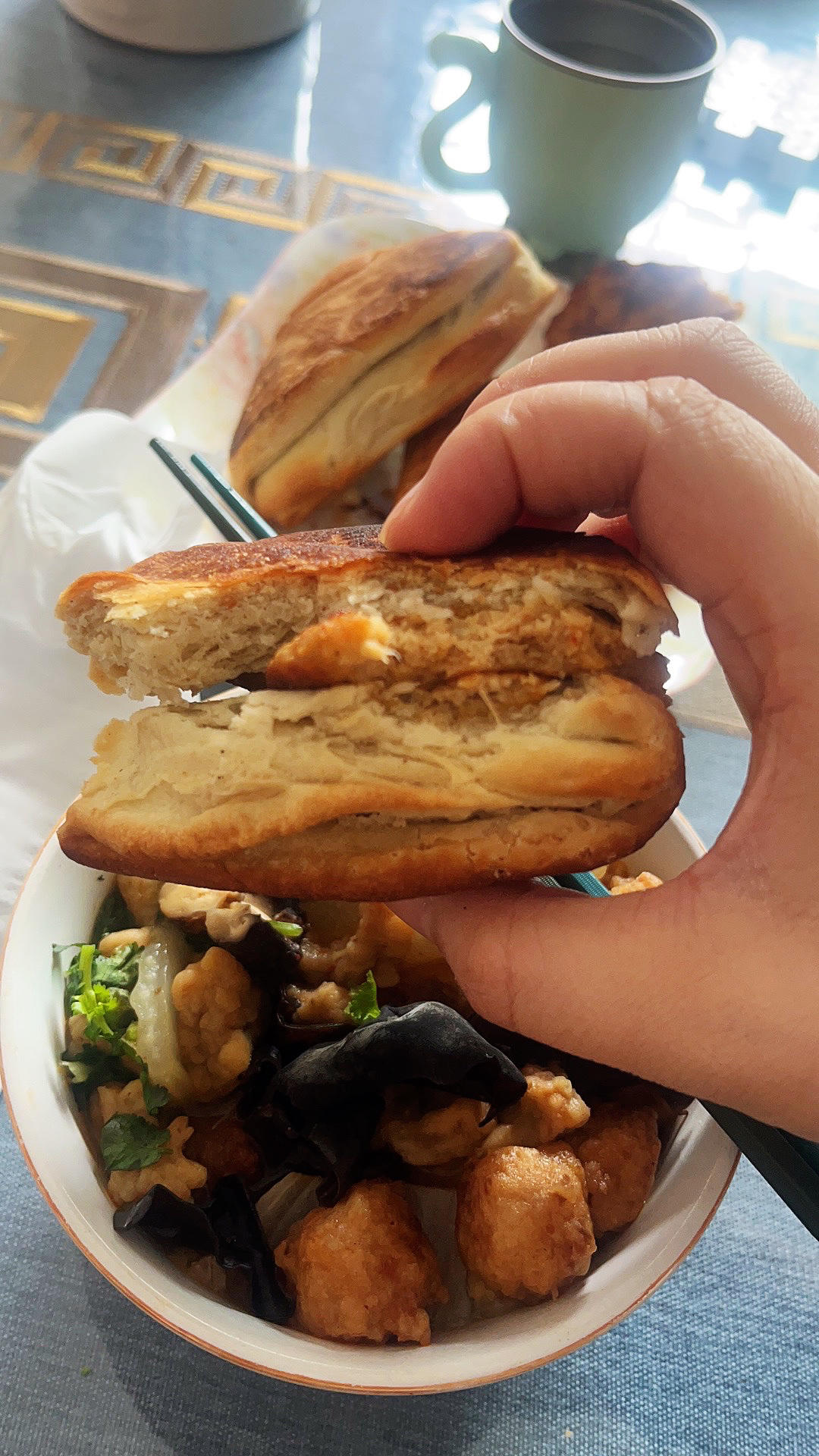 新绛风味美食～三角油酥饼～山西运城的好味道～