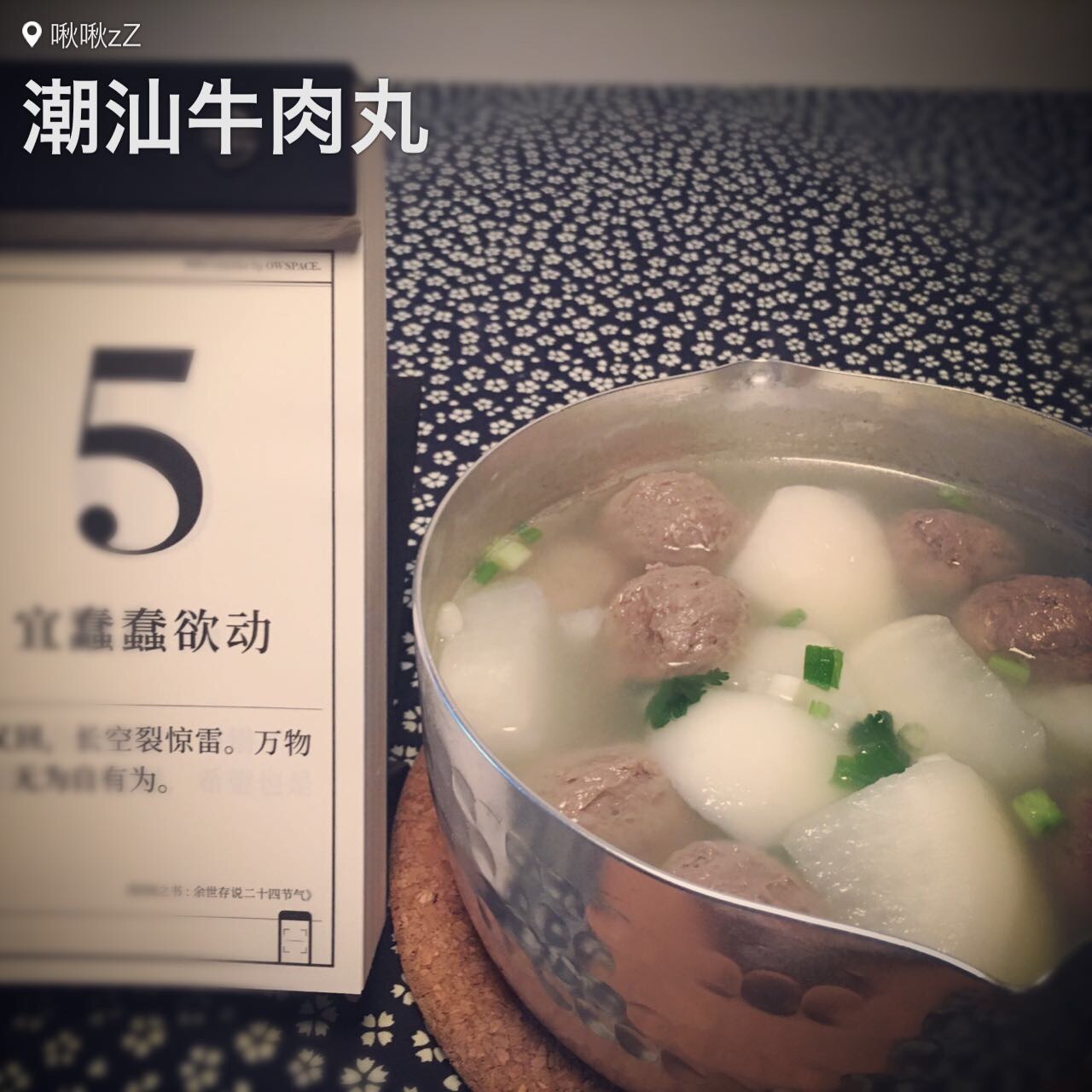 白萝卜潮汕牛肉丸清汤