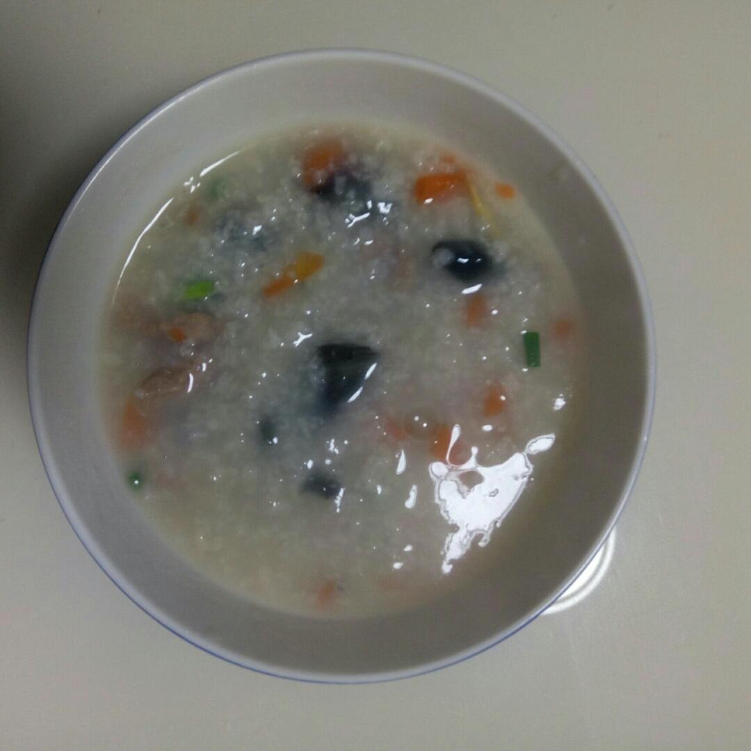 十五分钟快手之香滑皮蛋瘦肉粥(附五分钟电饭煲电压力锅更快捷方法)