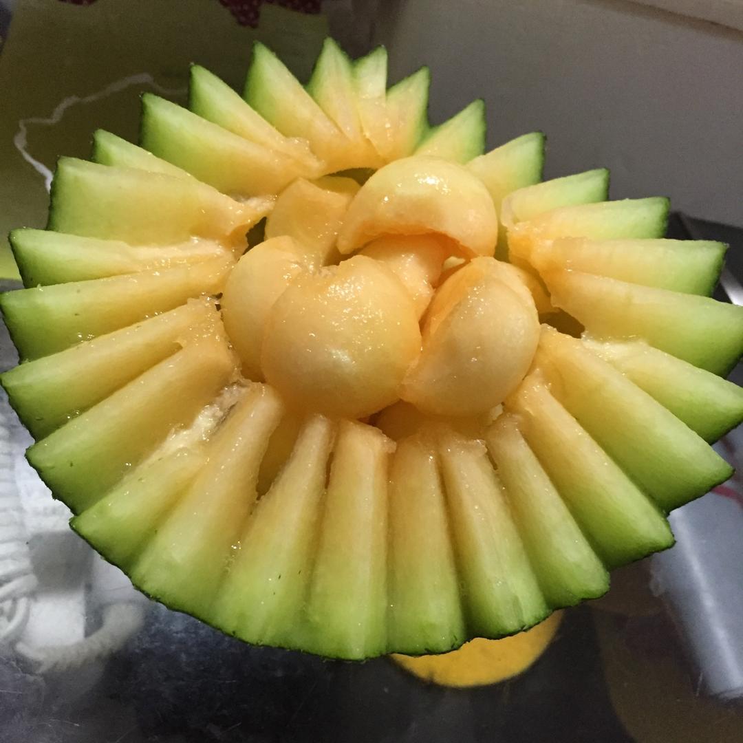 0o胖小宝o0做的水果球果盘