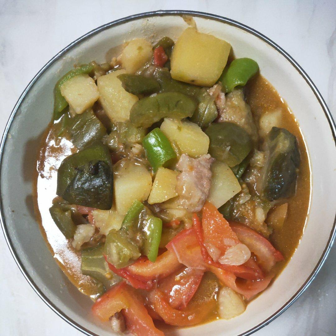 8881_pgof做的土豆炖茄子家常版,土豆茄子一起炖特别受欢迎,赶紧试试